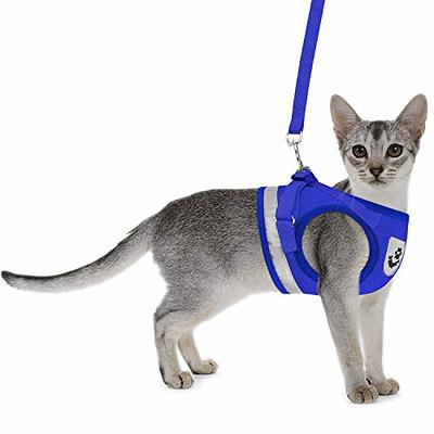 Escape Proof Reflective Cat Harness and Leash - PUPTECK