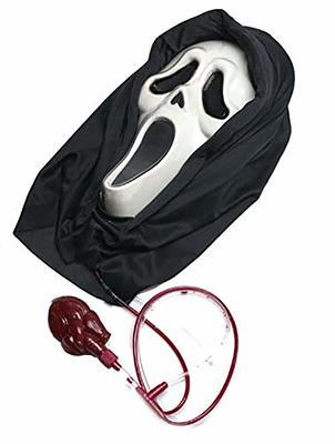 YECRUX Full Face Mask Costume Masquerade Halloween Party Cosplay Hood for  Adults White - Yahoo Shopping