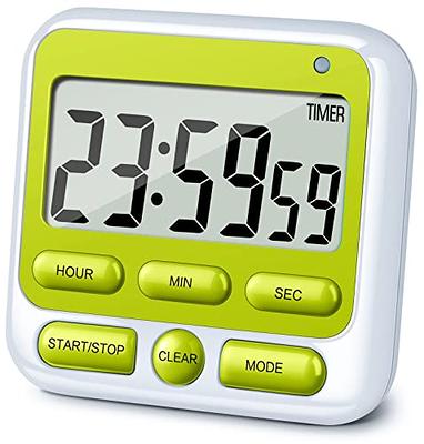KTKUDY Digital Kitchen Timer with Mute/Loud Alarm Switch ON/Off