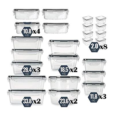 6 Pcs Airtight Flour and Sugar Containers with 132 Kitchen Pantry Labels  Prep