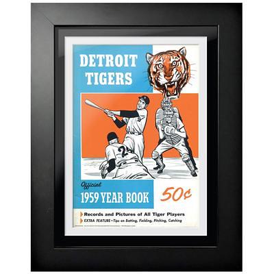 Detroit Tigers Paws 12'' x 12'' Minimalist Mascot Poster Print