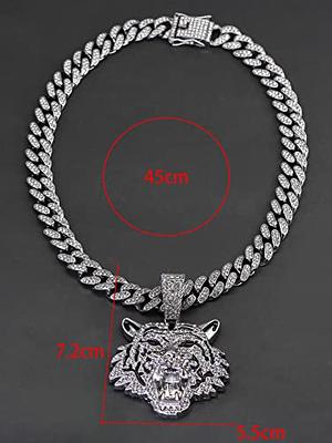 Men ice out Necklace Hip-hop Pendant Hip-hop Zircon Diamond Necklace  Egyptian Pharaoh Pendant price from kilimall in Kenya - Yaoota!