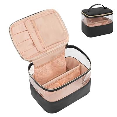 CUBETASTIC Travel Toiletry Bag, Makeup Bag for Women, Portable  Water-resistant Small Travel Bag for Toiletries & Cosmetic Essentials