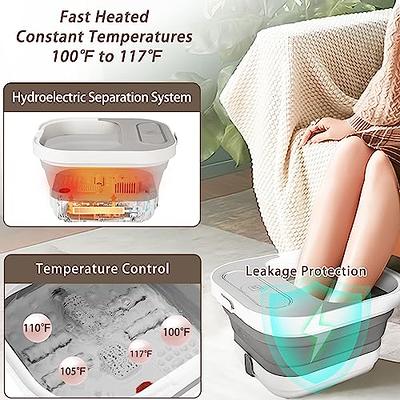 Neprock Foot Spa Bath Massager with Heat, Pedicure Foot soak tub