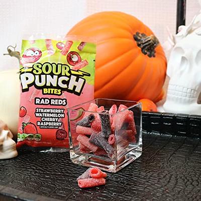 Sour Punch Bites, Blue Raspberry Chewy Candy Pieces, 5oz Bag 