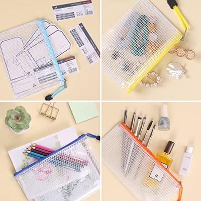 Mesh Zipper Pouch Bags, 36Pcs Zipper Pouches for Organizing, 8 Size 8 Color  Waterproof Plastic Zipper Bag for Office School Supplies Game File Storage  - Yahoo Shopping