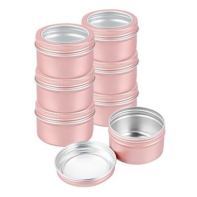 RW Base 4 Ounce Tin Storage Boxes, 10 Round Tin Boxes With Lids - Durable,  Clear Window Lids, Rose Gold Aluminum Storage Containers, Customizable,  Fits Mints, Pills, Or Herbs - Restaurantware - Yahoo Shopping