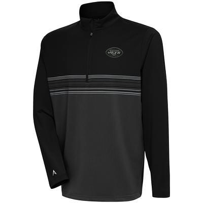 Men's Antigua Steel/Gray Baltimore Ravens Pace Quarter-Zip Pullover Jacket