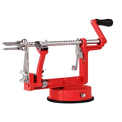 YYP Apple Peeler Corer, 5 In 1 Apple Peeler Slicer Corer, Durable Heavy  Duty Apple Peeler Slicer with Powerful Suction Base and Stainless Steel  Blades