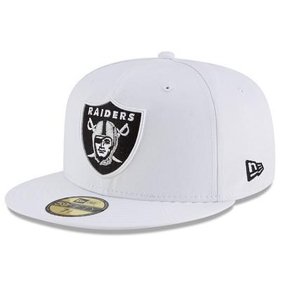 Men's New Era Black Las Vegas Raiders Omaha Script Low Profile 59FIFTY  Fitted Hat 