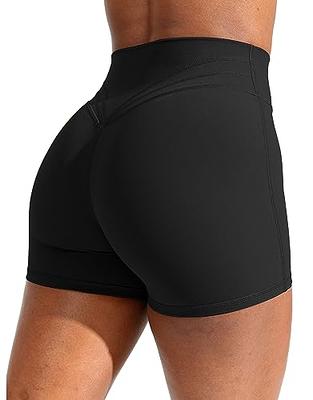YEOREO Professional Women Workout Shorts 3.6 Scrunch Shorts
