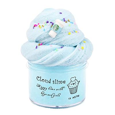 ICHICHI Rainbow Cloud Slime,Non-Sticky and Super Soft Scented Slime,Stress  Relief Toy