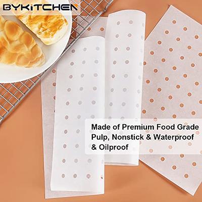 100pcs Air Fryer Parchment Paper, Perforated Square Air Fryer Liners for Cuisinart, Breville, Black and Decker Air Fryer, 11 x 9 inch, Men's, Size