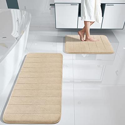 Yimobra Memory Foam Bath Mat Large Size,70 x 24 Inches, Soft and  Comfortable, Super Water Absorption, Non-Slip, Thick, Machine Wash, Easier  to Dry for