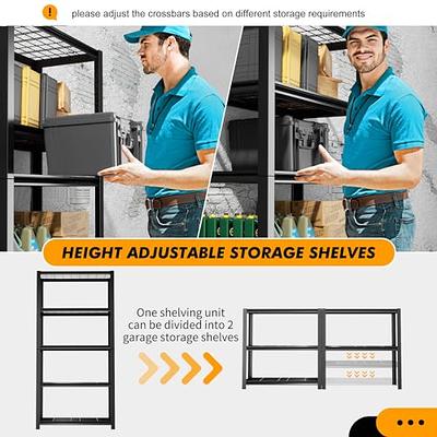 Tomorotec 2 Pack] Stackable Kitchen Storage Shelf Rack, Foldable