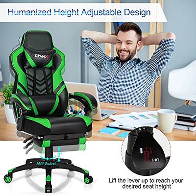 Gaming Chair Ergonomic Office Chair Lumbar Support Racing Style Computer PC  Chair for Adults with Footrest