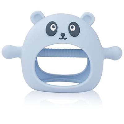 PandaEar 2 Pack Silicone Baby Teething Toys, Baby Hand Teether Mitten for  Sucking Needs