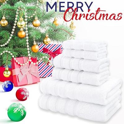 American Soft Linen 6-Piece 100% Turkish Genuine Cotton Premium & Luxury Towel Set for Bathroom & Kitchen 2 Bath Towels 2 Hand Towels & 2