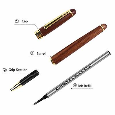 S&R Somit Fancy Pen Bundle of Silver Black and Red Gold with Gift Boxes  Valuable Luxury Pen for Business and Office, Executive Gift - Special