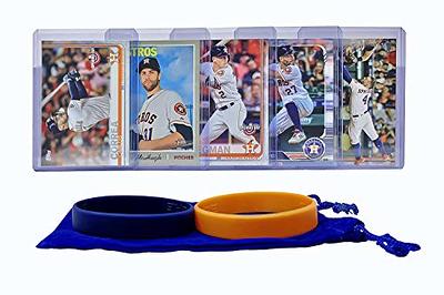  Houston Astros Baseball Cards: George Springer, Jose Altuve,  Alex Bregman, Carlos Correa, Yordan Alvarez, Justin Verlander ASSORTED  Trading Card and Wristbands Bundle : Collectibles & Fine Art