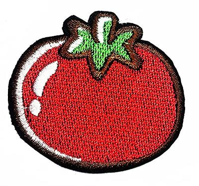 ONCEX 3PCS. Cute Tomato Fashion Embroidered Applique Patch Cartoon