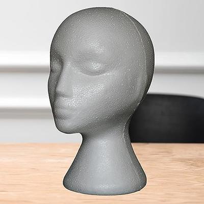 Foam Human Head Display Stand for Glasses Hat Hairpieces
