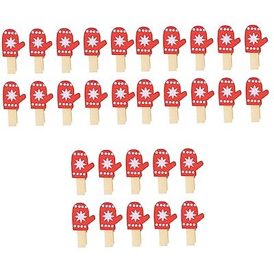  NOLITOY 30pcs Mini Clothespins Small Clothes Pin Craft