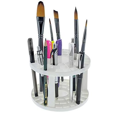 67 Holes Wooden Paint Brush Holder, Pencil & Brush Holder, Desk Stand  Paintbrush Organizer, Craft Paint & Brush Organizer Rack, Holding Rack for  Pens, Paint Brushes, Colored Pencils, Markers - Yahoo Shopping