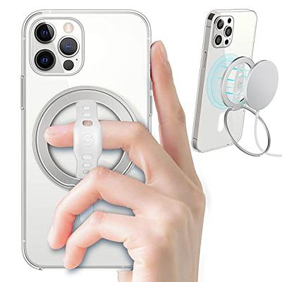AUROX Compatible with MagSafe Base for iPhone 15 14 13 12 Magnetic Base  Plate【Base Only】 Intended for Pop Socket Grip and Phone Ring  Holder【Removable