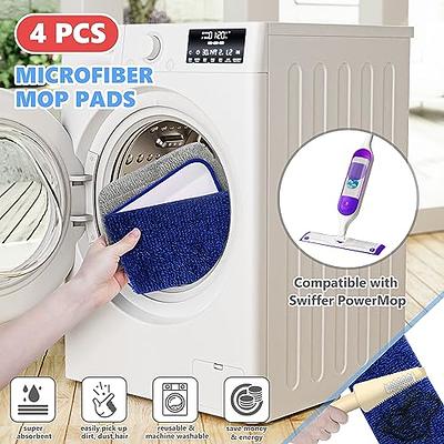Spray Mops for Hardwood Floors, Papclean Wet Mops for Floor Cleaning,  Microfiber Wood Floor Mop Dust Mop Flat Mop with 4 Washable Pads 440 Ml