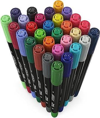 Arteza Permanent Markers, Black, Ultra Fine Tip - Set of 40