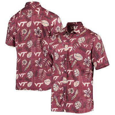 Detroit Tigers MLB Mens Floral Button Up Shirt