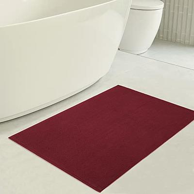 H.VERSAILTEX Bath Mats for Bathroom Non Slip Luxury Chenille Ultra Soft  Bath Rugs 24x36 Absorbent Non Skid Shaggy Rugs Washable Dry Fast Plush Area