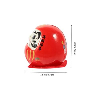 MERRYHAPY Dharma Eggs Tumbler Bathroom Decorations Ornaments Red Daruma  Ornament Daruma Fortune Dolls Feng Shui Figure Miniature Daruma Japanese  Figurines Ceramic Figurine Lucky Crafts - Yahoo Shopping