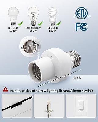 DEWENWILS Outdoor Wireless Remote Control Outlet with 2 FT Extension Cord,  15 amp Heavy Duty Weatherproof Remote Controlled Light Switch for String