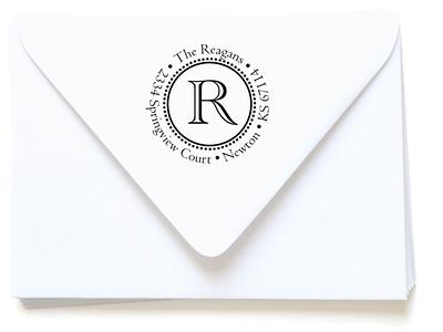 Custom Return Address Stamp With Playful Calligraphy Font - Yahoo Shopping