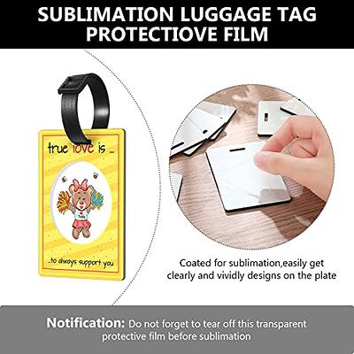  Ciieeo 24pcs Heat Transfer Key Chain Sublimation Tags