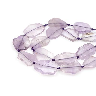 Amethyst Flat Gem Beads, Beads, Gemstone Necklace, Natural Stone Chain,  Necklace, 15x20mm - Yahoo Shopping