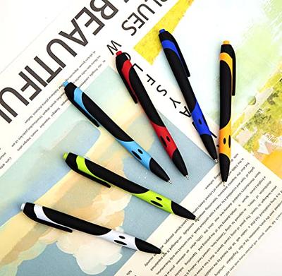  MiSiBao Multicolored Pens in One 4-Color Ballpoint Pen Medium  Point (1.0mm) 4 Click Pens Cute Pens, 4 Pack : Office Products