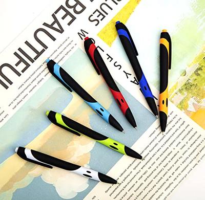 MiSiBao Multicolored Pens in One 4-Color Ballpoint Pen Medium Point (1.0mm) 4 Click Pens Cute Pens, 4 Pack