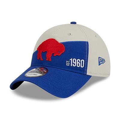 Men's Buffalo Bills New Era White Omaha Historic Logo 59FIFTY Fitted Hat