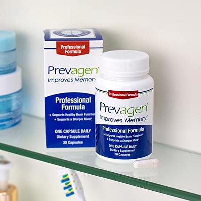  Prevagen Improves Memory - Regular Strength 10mg, 30 Capsules  with Apoaequorin & Vitamin D & Prevagen 7-Day Pill Minder