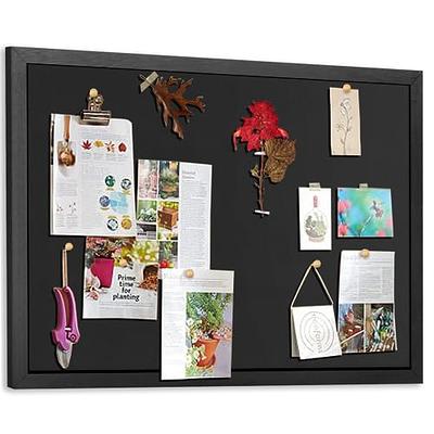 Emfogo Bulletin Board Wooden Frame Cork Board 16x11 Bulletin