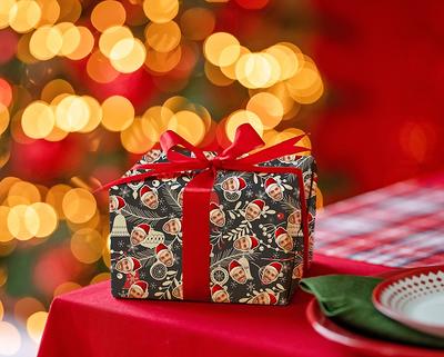 Christmas Wrapping Paper Gift, Custom Face Wrapper Paper