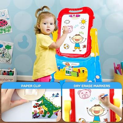 Joyooss Art Easel for Kids, Double Sided Wooden with 98+