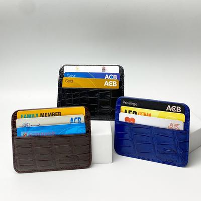 Slim Leather Card Holders Mini Credit Card Wallet Unisex 