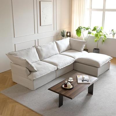 HONBAY Comfy Back Cushion Pillow with Removable Cover for Modular Sofa