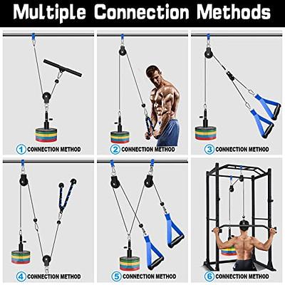 FitBeast Pulley System Gym, Cable Weight Pulley System for Gym LAT