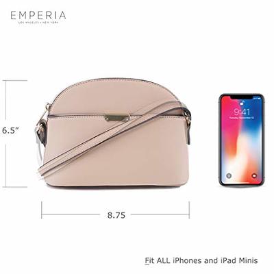 Emperia Ava Small Cute Saffiano Faux Leather Dome Crossbody Bags Shoulder  Bag Purse Handbags for Women Cognac - Yahoo Shopping