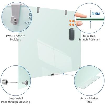 Quartet White Surface Brilliance Glass Dry Erase Board, 36 x 24 inch